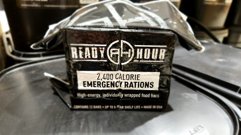 Sustainable Montana carries Ready Hour emergency food kits and ration bars